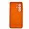 Накладка Silicone Case c MagSafe совместимая с Samsung S26 Ultra (SC) оранжевая