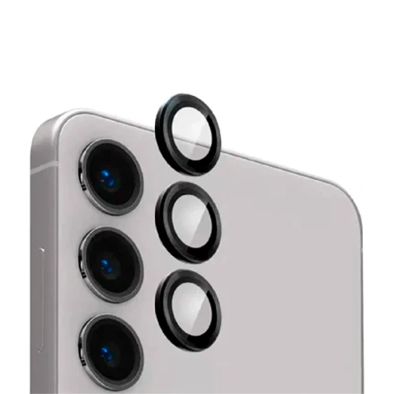 Защитное стекло на камеру для Samsung S24 Gorilla Corning Glass XC-30 черное