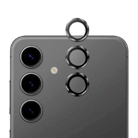 Защитное стекло на камеру для Samsung S24 Gorilla Corning Glass XC-30 черное
