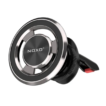Автомобильный держатель с креплением в воздуховод NOXO HDN-4 Magnetic Wireless черный