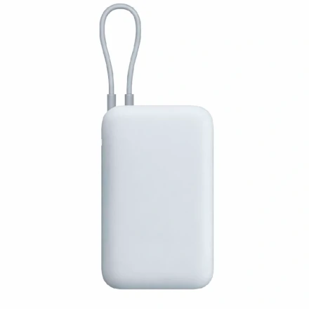 Внешний аккумулятор Ксиаоми 20000 mAh 33W с кабелем Type-C White (белый)