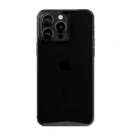 Пластиковая накладка EM7 совместимая с iPhone 15 Pro Max затемненная