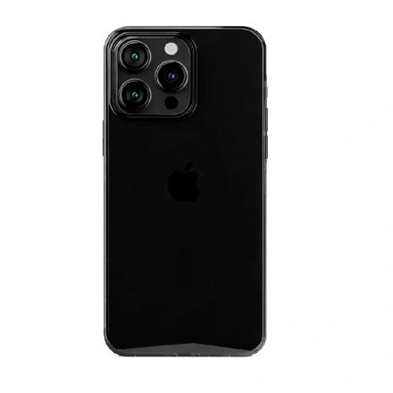 Пластиковая накладка EM7 совместимая с iPhone 15 Pro Max затемненная