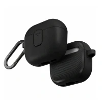 Пластиковый чехол Uniq Clyde совместимый с AirPods 4 черный