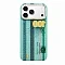 Кевларовая накладка Alrlty Mirroverse Collective с MagSafe совместимая с iPhone 17 Pro Pine Green (зеленая)