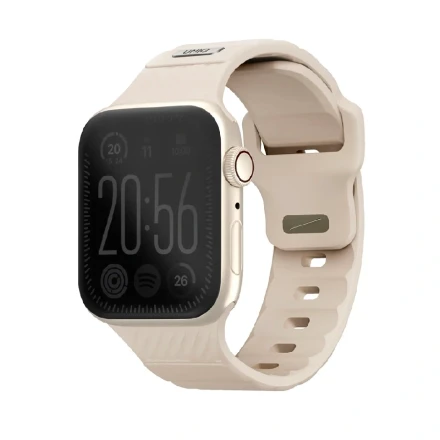 Ремешок UNIQ Stride совместимый с Apple Watch (38/40/41mm) силикон бежевый