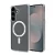 Пластиковая накладка Clear Case с MagSafe совместимая с Samsung S25 Fe прозрачная LB