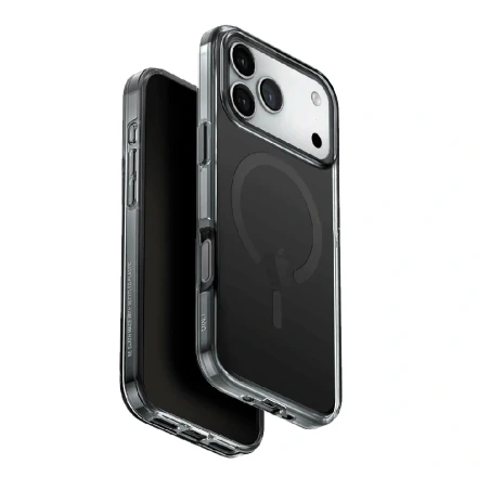 Пластиковая накладка Uniq Clario с Magsafe совместимая с 17 Pro Max черная