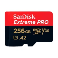 Карта памяти SanDisk Extreme Pro Micro SD 256GB U3 A2 V30 200/140MB/S с адаптером