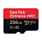 Карта памяти SanDisk Extreme Pro Micro SD 256GB U3 A2 V30 200/140MB/S с адаптером