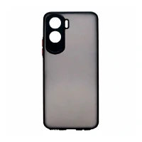 Пластиковая накладка NEW Skin для Honor 90 Lite затемненная черный кант