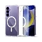 Пластиковая накладка Clear Case с MagSafe совместимая с Samsung A57 прозрачная LB