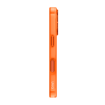 Пластиковая накладка Uniq Clario с Magsafe совместимая с 17 Pro Max оранжевая