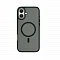 Пластиковая накладка Dfans Design с MagSafe совместимая с iPhone 16 затемненная