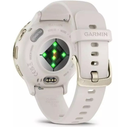 Умные часы  Умные часы Garmin Venu 3S цвета слоновой кости с золотистым безелем (010-02785-54)