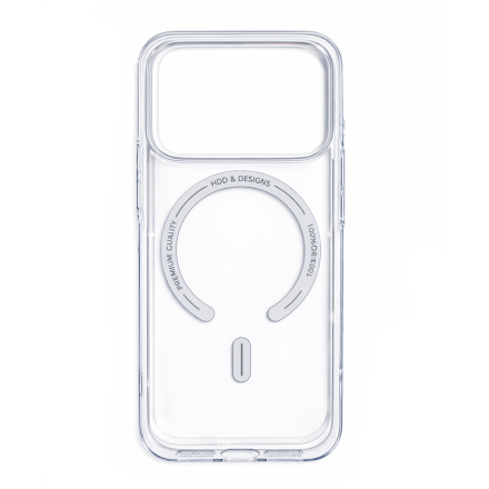 Пластиковая накладка Luxury Case с MagSafe совместимая с iPhone 17 Pro прозрачная