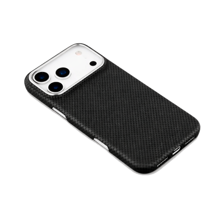 Кевларовая накладка Cabal Kevlar Case Ultra-Slim Monogram совместимая с iPhone 17 Pro черная