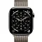 Apple Watch Series 11, 46 мм, корпус из титана цвета «натуральный титан», миланский браслет натурального цвета M/L (MFD04)