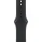 Apple Watch Series 11, 42 мм, корпус из алюминия цвета «серый космос», спортивный ремешок цвета «черный» M/L (MEQX4)