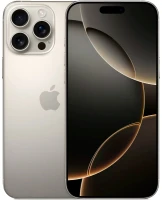Смартфон  Apple iPhone 16 Pro Max 1Tb eSim natural titanium (титан) обмененный, без коробки (новый, не активированный, без RuStore) гарантия 1 год