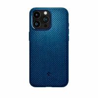 Противоударная накладка SPIGEN с MagSafe совместимая с iPhone 15 Pro (Mag Armor) синяя