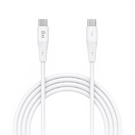 Кабель a13 RAPID-CHARGING Type-C/Type-C 65W 1m белый