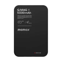 Внешний аккумулятор Momax Q. Mag X с MagSafe 5000 mAh черный