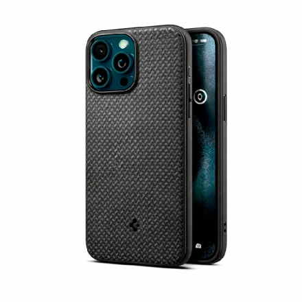Противоударная накладка SPIGEN с MagSafe совместимая с iPhone 15 Pro (Mag Armor) натуральный титан