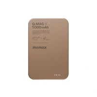 Внешний аккумулятор Momax Q. Mag X с MagSafe 5000 mAh бронза