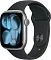 Apple Watch Series 11, 46 мм, корпус из алюминия цвета «серый космос», спортивный ремешок цвета «черный» S/M (MEV04)
