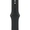 Apple Watch Series 11, 46 мм, корпус из алюминия цвета «серый космос», спортивный ремешок цвета «черный» S/M (MEV04)