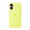 Накладка Silicone Case с MagSafe совместимая с iPhone 17 неоново-желтая LB