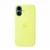 Накладка Silicone Case с MagSafe совместимая с iPhone 17 неоново-желтая LB