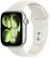 Apple Watch Series 11, 42 мм, корпус из алюминия цвета «серебристый», спортивный ремешок цвета «звездный свет» S/M (MEW34)