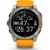 Умные часы Garmin Fenix 8 51 mm AMOLED Titanium Spark Orange/ Graphit (графит с оранжевым ремешком) (Titanium with silicone band) (010-02905-10)