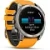 Умные часы Garmin Fenix 8 51 mm AMOLED Titanium Spark Orange/ Graphit (графит с оранжевым ремешком) (Titanium with silicone band) (010-02905-10)
