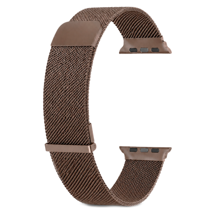 Браслет милановская петля WIWU MagFlex Watch Band (WB302) совместимый с Apple Watch (44/45/46/49mm) Sunnnset Gold (золотой)