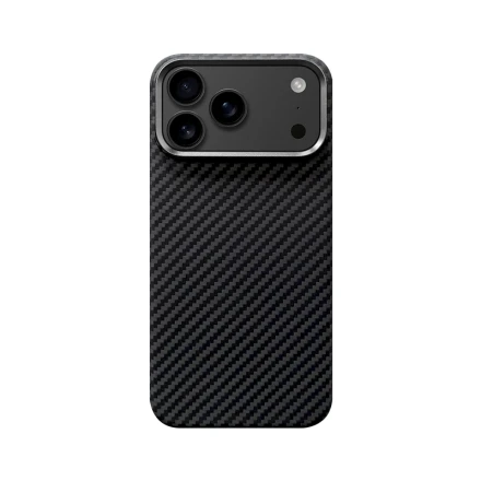 Кевларовая накладка Cabal Kevlar Case Ultra-Slim Big Weave совместимый с iPhone 17 Pro Max черный