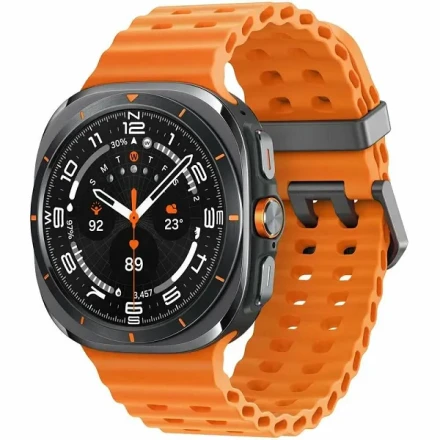 Samsung Galaxy Watch Ultra SM-L705 LTE 47 мм 32Gb черный титан ремешок orange EAC