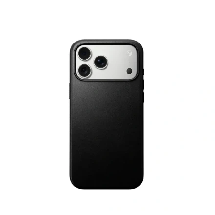 Кожанная накладка KZDOO Mag Noble Collection с MagSafe совместимая с iPhone 17 Pro Max черная