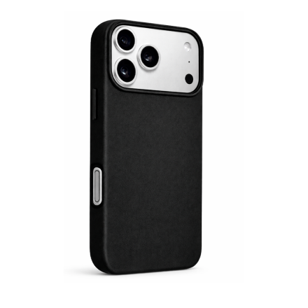 Кожанная накладка KZDOO Mag Noble Collection с MagSafe совместимая с iPhone 17 Pro Max черная
