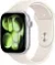 Apple Watch Series 11, 46 мм, корпус из алюминия цвета «серебристый», спортивный ремешок цвета «звездный свет» M/L (MEWC4)