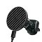Автомобильный держатель c беспроводной зарядкой MONOCARBON Car mount + Car Charger 15W черный