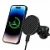 Автомобильный держатель c беспроводной зарядкой MONOCARBON Car mount + Car Charger 15W черный
