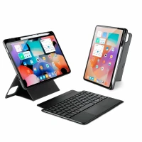 Чехол-клавиатура Dux Ducis Magnetic Keyboard Folio совместимая с Ксиаоми Pad 6/6Pro черная (РУ раскладка)