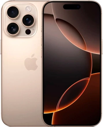 Смартфон  Apple iPhone 16 Pro 256GB eSim desert titanium (пустынный титан) обмененный, без коробки (новый, не активированный, без RuStore) гарантия 1 год