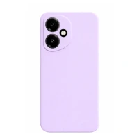 Накладка Silicone Case совместимая с Honor 400 светло-фиолетовая