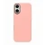 Накладка из эко-кожи Kzdoo Noble Collection совместимая с iPhone 16 Plus розовая