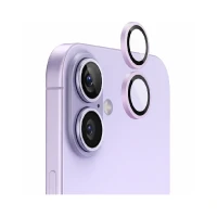 Защитное стекло на камеру WIWU Titan совместимое с iPhone 17 Purple (лаванда)