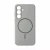 Накладка Silicone Case с MagSafe совместимая с Samsung S25 Plus/S24 Plus серая